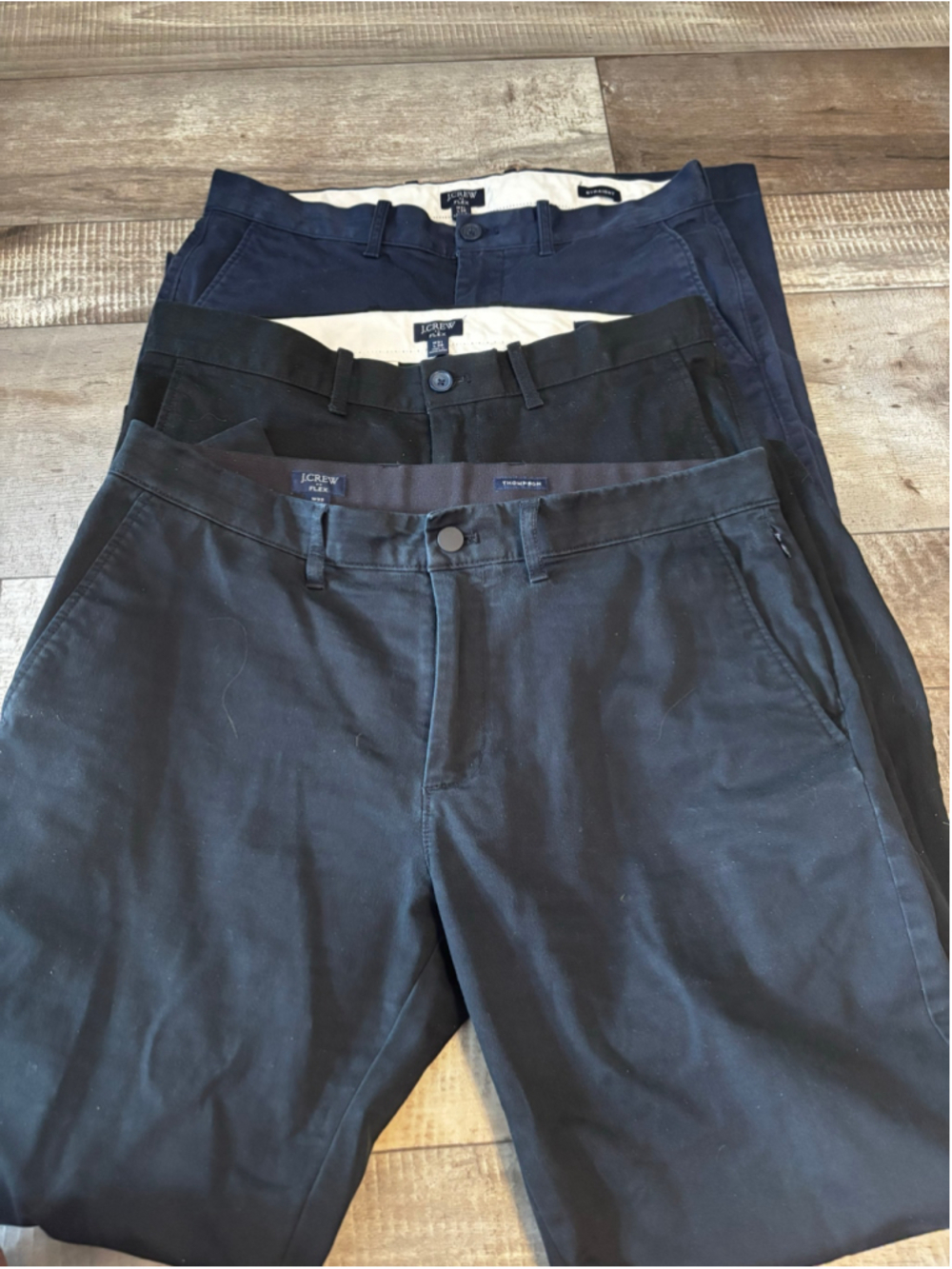 Men's J.Crew Chinos Black and Navy